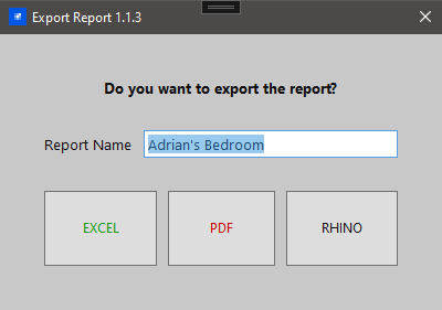 FastNesting Export Report options dialog
